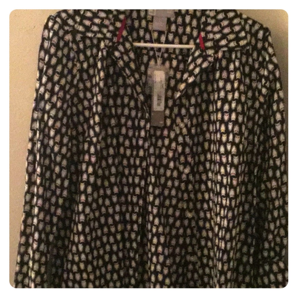Owl geo darkest sky blouse !!!!